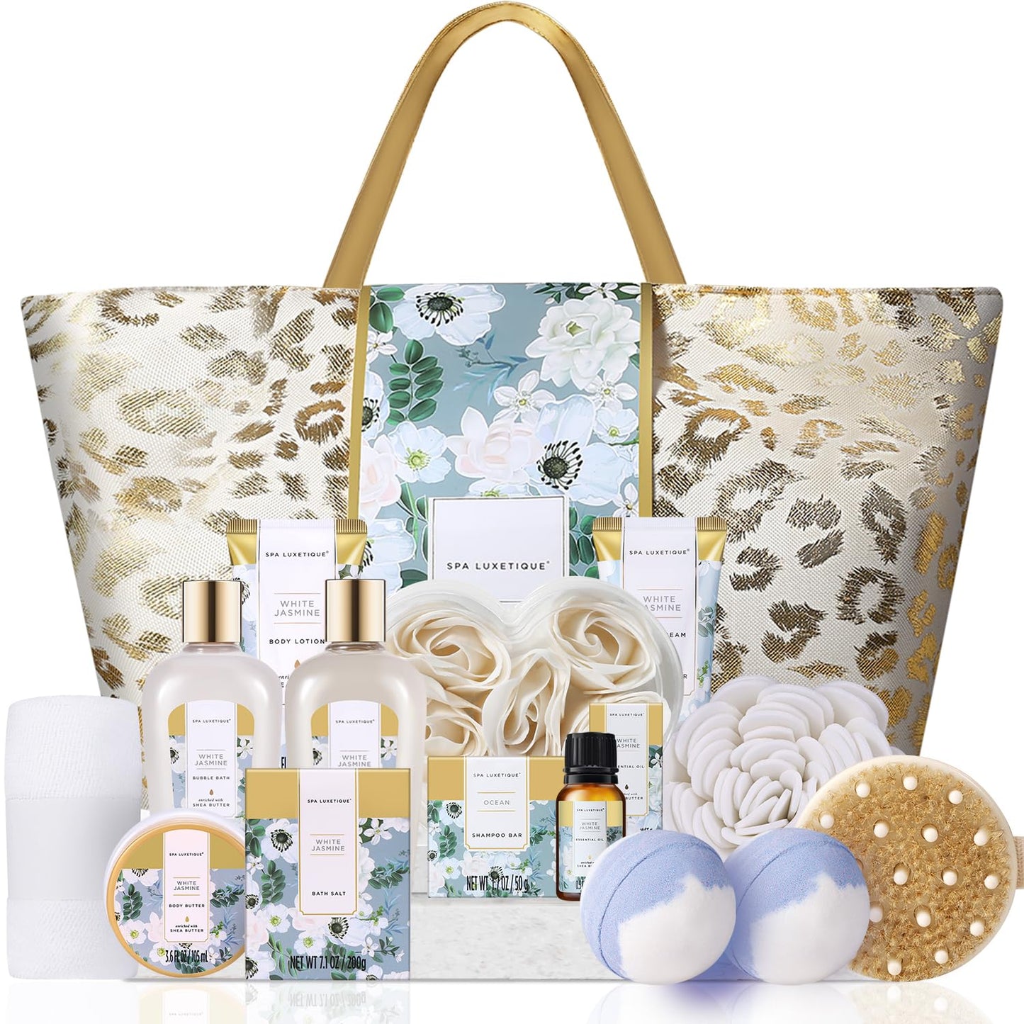 Spa Gift Baskets for Women -  Gift Set for Women,15Pcs Luxury Relaxing Spa Kit with Bath Bombs,Birthday Gifts for Women,Valentines Day Spa Gifts for Women