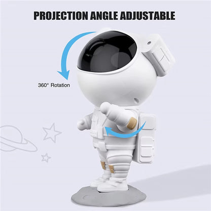 Astronaut Galaxy Star Projector Starry Sky Night Light USB Atmospher Lamp Kids Bedroom Home Party Decorative Luminaires Gifts