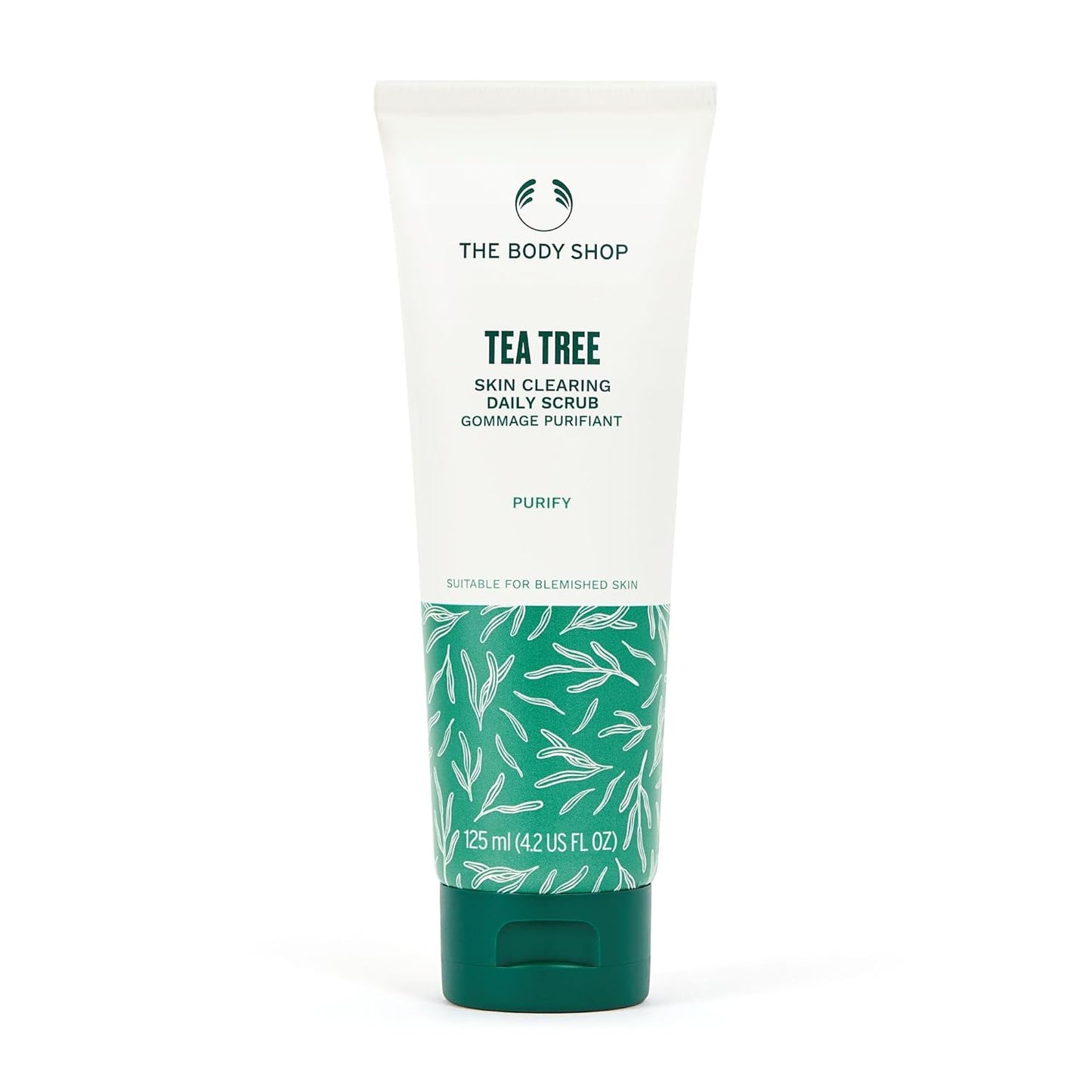 Tea Tree 3 in 1 Wash Scrub & Mask – Purifying Vegan Skincare for Oily, Blemished Skin – 4.2 Oz