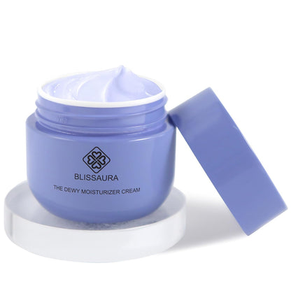 The Dewy Moisturizer Cream - Premium Anti-Aging Facial Dewy Skin Cream with Purple Rice & Hyaluronic Acid for Radiant, Hydrated Skin 50Ml/1.7 Fl Oz